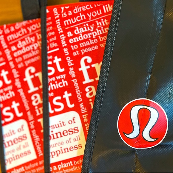 Lululemon Reusable Tote Bags โค๏ธ Inspirational Quotes - Picture 2 of 4